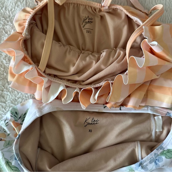 Peachy Stripe Celeste 2.0 OSR Swim Skirt set - Picture 2 of 6